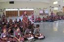 St. Andrews  Group Rep. answering a question